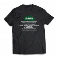 ΠΑΣΟΚ μπλουζάκι 'ΕΠΙΔΟΜΑΤΑ', μαύρο