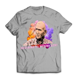 Κώστας Γκ., μπλουζάκι "ΖΕΣΤΑΙΝΩ ΤΟ ΠΡΩΙΝΟ ΣΟΥ!", γκρι