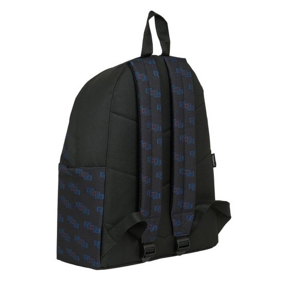 Μπαρτσελόνα τσάντα πλάτης 'Pattern' 32 x 15 x 42 εκ., μαύρη