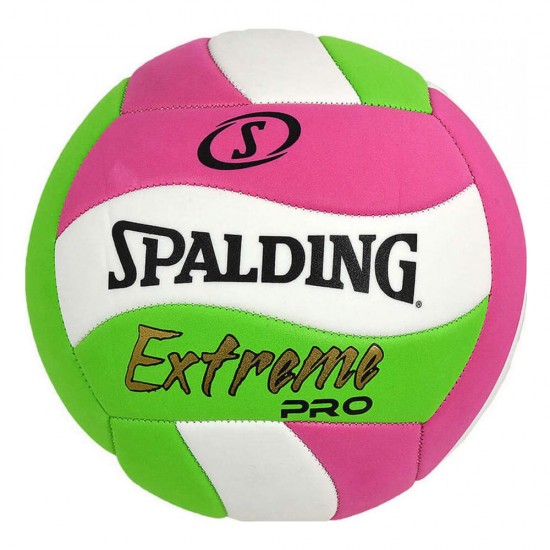 Μπάλα beach volley Spalding Extreme PRO NEON, ροζ/πράσινη