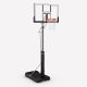 Spalding Silver Μπασκέτα με Βάση και Ρυθμιζόμενο Ύψος 228-305 cm, 6A1761CN - Spalding