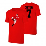 Ερίκ Καντονά μπλουζάκι "Skills", κόκκινο