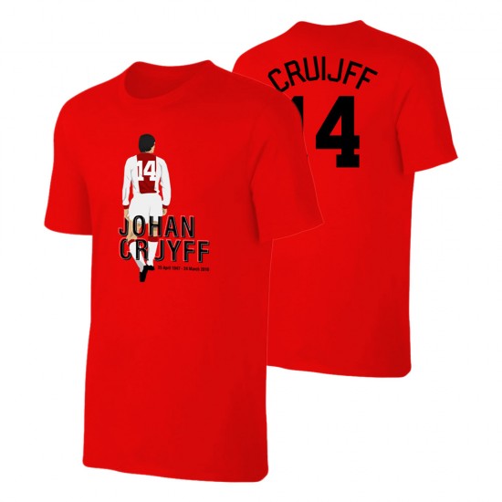 Johan Cruyff "Since 1947" t-shirt, red