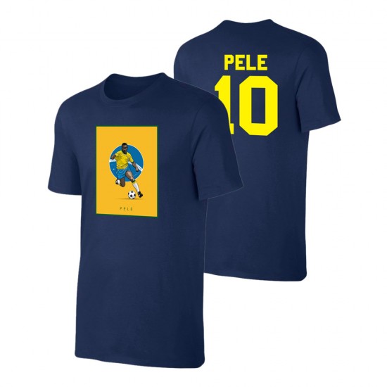 Πελέ μπλουζάκι "Selecao", σκούρο μπλε