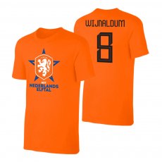 Netherlands EU2020 'Het Nederlands Elftal' t-shirt WIJNALDUM, orange