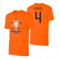 Ολλανδία EU2020 μπλουζάκι 'Het Nederlands Elftal' ΦΑΝ ΝΤΑΙΚ, πορτοκαλί