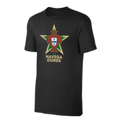 Πορτογαλία EU2020 μπλουζάκι 'OS NAVEGADORES' ΡΟΝΑΛΝΤΟ, μαύρο