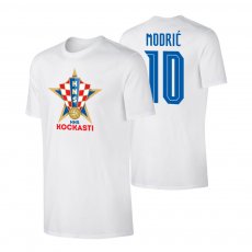 Croatia EU2020 'KOCKASTI' t-shirt MODRIC, white