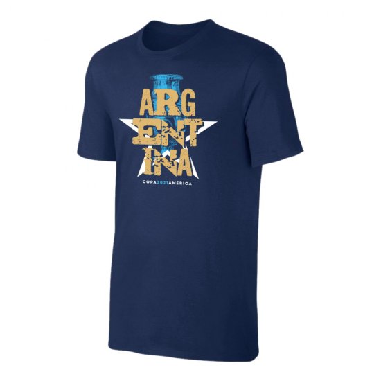 Argentina CA2021 'Qualifiers' t-shirt BATISTUTA, dark blue