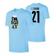Uruguay CA2021 'Qualifiers' t-shirt CAVANI, light blue