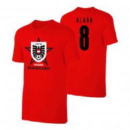 Αυστρία EU2020 μπλουζάκι 'UNSERE BURSCHEN' ΑΛΑΜΠΑ, κόκκινο