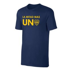 Μπόκα μπλουζάκι 'La Mitad Mas Uno 2021', σκούρο μπλε