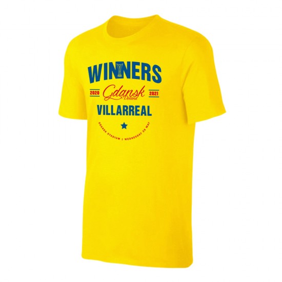 Βιγιαρεάλ μπλουζάκι 'EL Winners 2021', σκούρο μπλε