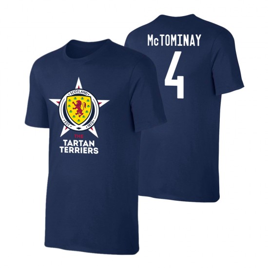 Scotland EU2020 'THE TARTAN TERRIERS' t-shirt MCTOMINAY, dark blue
