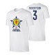 Scotland EU2020 'THE TARTAN TERRIERS' t-shirt ROBERTSON, white