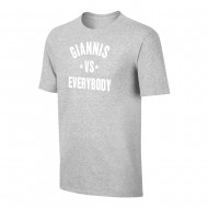 Μπακς μπλουζάκι "GIANNIS vs EVERYBODY", γκρι