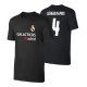 Ρεάλ μπλουζάκι 'GALACTICOS' ΡΑΜΟΣ, μαύρο