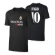 Ρεάλ μπλουζάκι 'GALACTICOS' ΦΙΓΚΟ, μαύρο