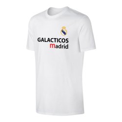Ρεάλ μπλουζάκι 'GALACTICOS' ΦΙΓΚΟ, λευκό
