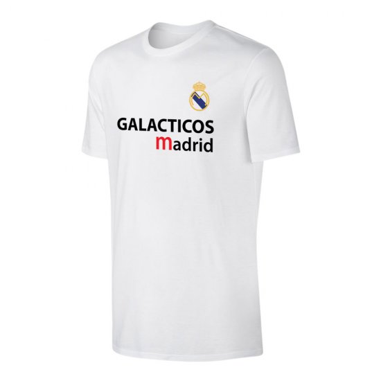 Ρεάλ μπλουζάκι 'GALACTICOS' ΦΙΓΚΟ, λευκό