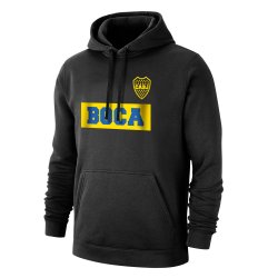 Μπόκα φούτερ με κουκούλα 'Text19' ΤΕΒΕΖ, μαύρο