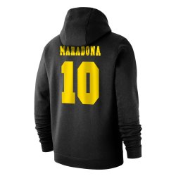 Μπόκα φούτερ με κουκούλα 'Text' ΜΑΡΑΝΤΟΝΑ, μαύρο