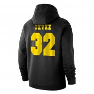 Μπόκα φούτερ με κουκούλα 'Text19' ΤΕΒΕΖ, μαύρο