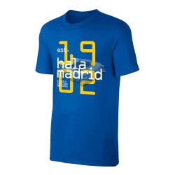 Ρεάλ μπλουζάκι 'HALA MADRID 1902' , μπλε