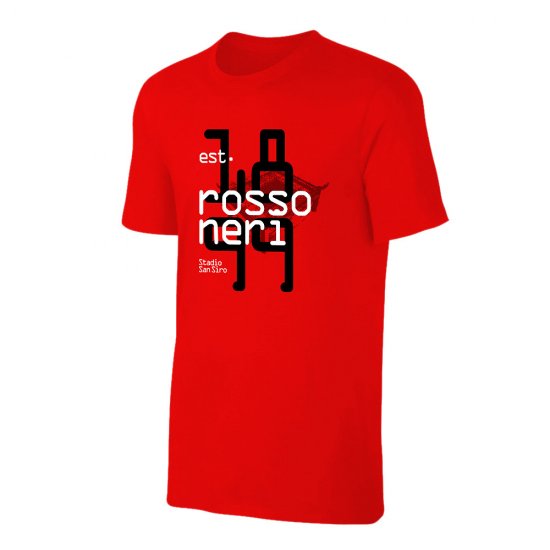 Μίλαν μπλουζάκι 'ROSSONERI 1899', κόκκινο