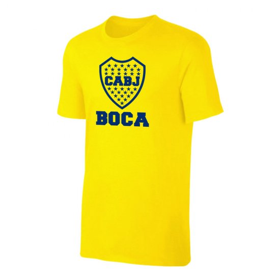 Boca 'Emblem19' t-shirt DE ROSSI, yellow