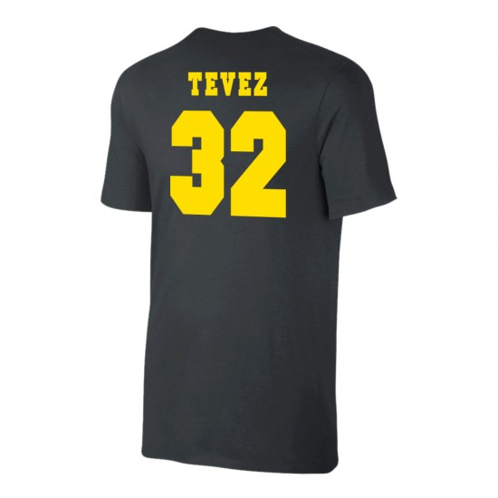 Boca Juniors Emblem t-shirt TEVEZ, black