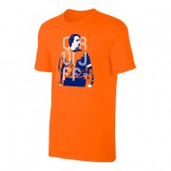 Κρόιφ μπλουζάκι 'PORTRAIT', πορτοκαλί