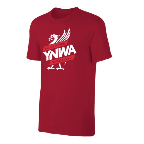 Λίβερπουλ μπλουζάκι 'YNWA22', βυσσινί