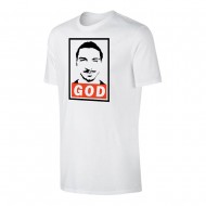 Ζλάταν μπλουζάκι 'GOD', λευκό