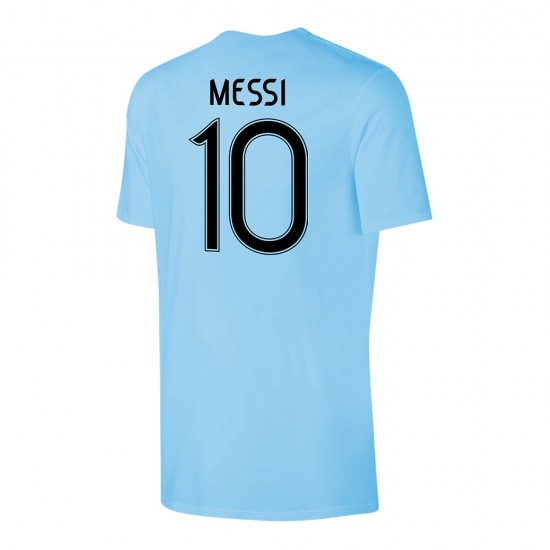 Argentina FINALISSIMA'22 'WINNERS' t-shirt - MESSI, light blue