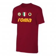 Ρόμα μπλουζάκι 'Vintage 81/82', βυσσινί