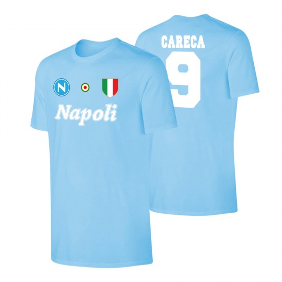 Napoli 'Vintage 86/87' t-shirt CARECA, light blue