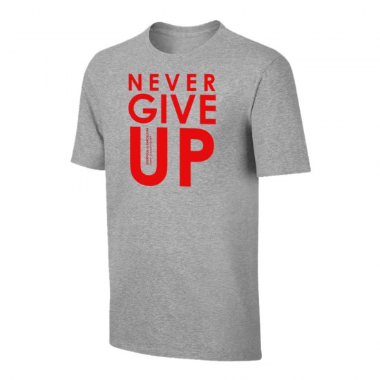 Liverpool 'Never Give UP' t-shirt, grey