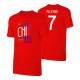 Chile CA2019 'TROPHY' t-shirt SANCHEZ, red