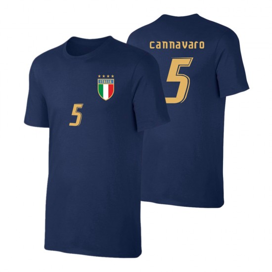 Italia 2006 t-shirt CANNAVARO, dark blue