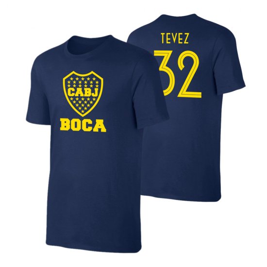 Boca 'Emblem19' t-shirt TEVEZ, dark blue