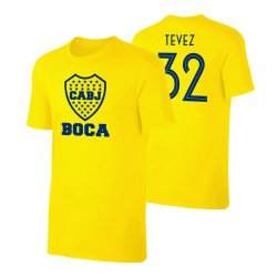 Μπόκα μπλουζάκι 'Emblem19' ΤΕΒΕΖ, κίτρινο