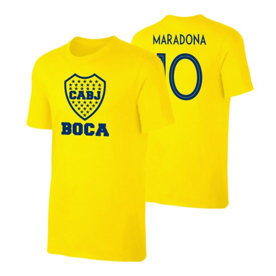 Boca 'Emblem19' t-shirt MARADONA, yellow