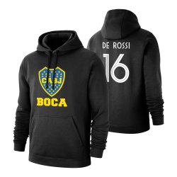 Μπόκα φούτερ με κουκούλα 'Emblem19' ΝΤΕ ΡΟΣΙ, μαύρο