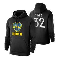 Μπόκα φούτερ με κουκούλα 'Emblem19' ΤΕΒΕΖ, μαύρο