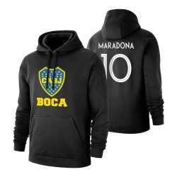 Μπόκα φούτερ με κουκούλα 'Emblem19' ΜΑΡΑΝΤΟΝΑ, μαύρο