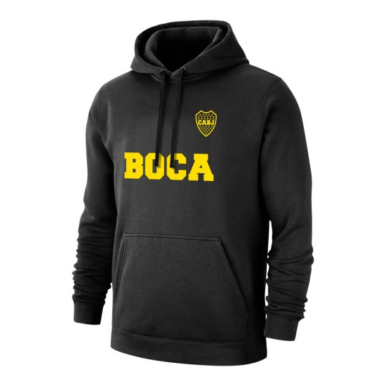 Boca "Text" footer with hood, black