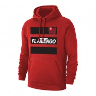 Flamengo retro footer with hood, red