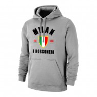 Μίλαν φούτερ με κουκούλα 'Est.1899, γκρι