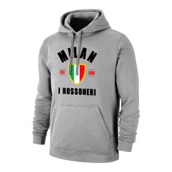 Μίλαν φούτερ με κουκούλα 'Est.1899, γκρι